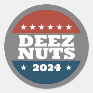 DEEZ NUTS 2024 CLASSIC ROUND STICKER