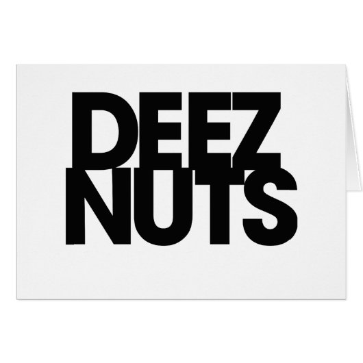 Deez Nuts Cards (Front Horizontal)