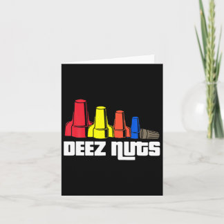 Deez Nuts Electrician For Men Women Gifts  Card