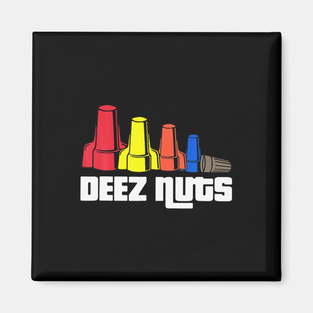 Deez Nuts Electrician For Men Women Gifts  Magnet (Front)