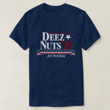 Deez Nuts for President t-shirt (blue)