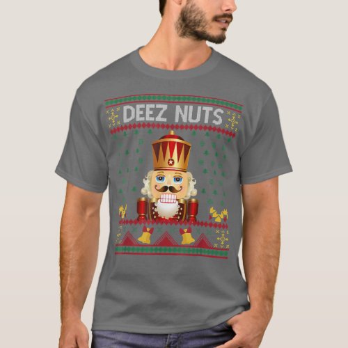 Deez Nuts Nutcracker Funny Ugly Christmas Sweater 