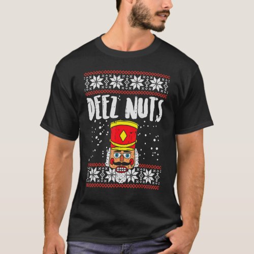 Deez Nuts Nutcracker  Ugly Christmas Sweater Meme