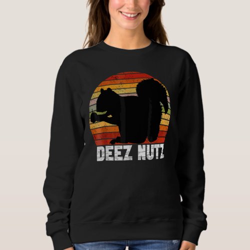Deez Nutz Christmas Gopher  Saying Dees Nutz Ugly  Sweatshirt