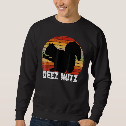 Deez Nutz Christmas Gopher  Saying Dees Nutz Ugly  Sweatshirt