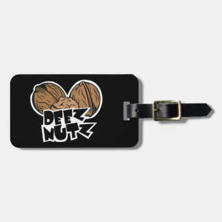 Deez Nutz Funny Illustration Luggage Tag