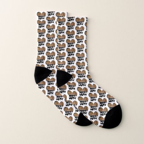 Deez Nutz Funny Illustration Socks