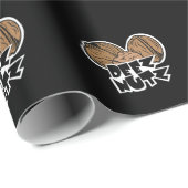 Deez Nutz Funny Illustration Wrapping Paper (Roll Corner)