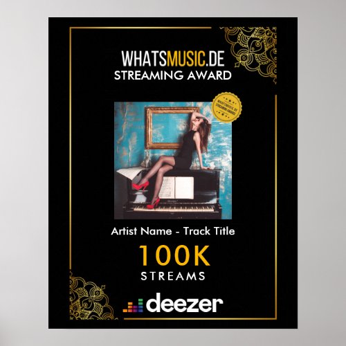 Deezer Music Streaming Award Poster