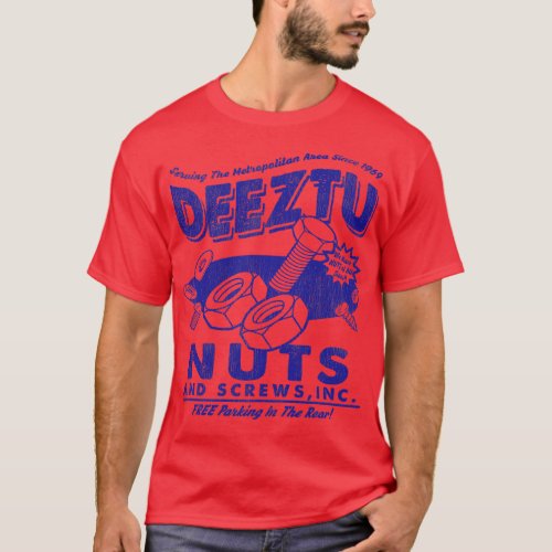 Deeztu Nuts And Screw Co Worn T_Shirt