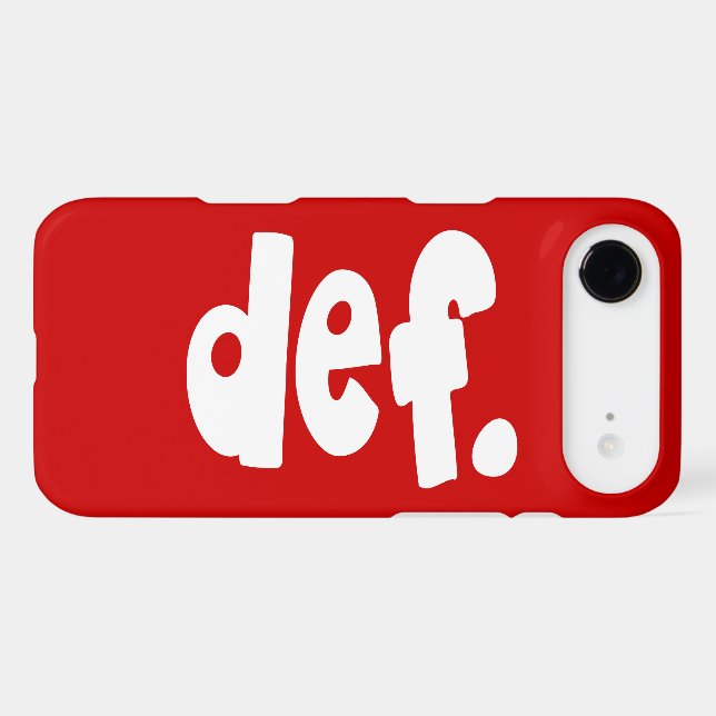 def. Case-Mate iPhone case (Back (Horizontal))