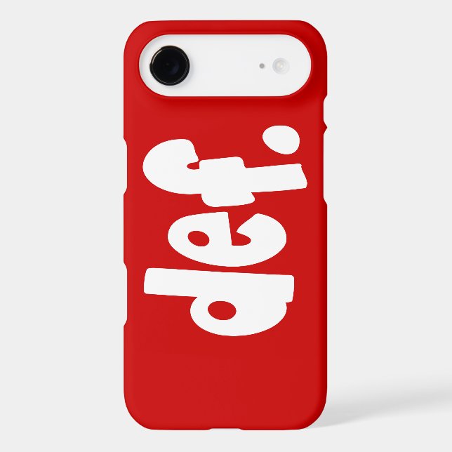 def. iphone case (Back)