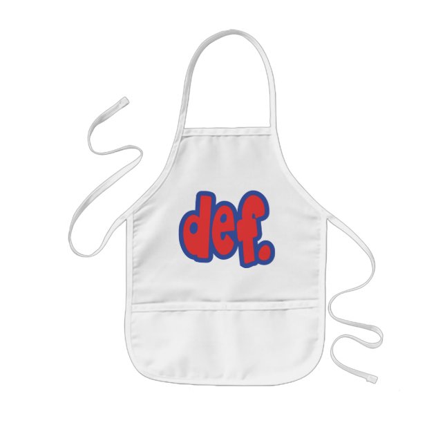 def. kids' apron (Front)