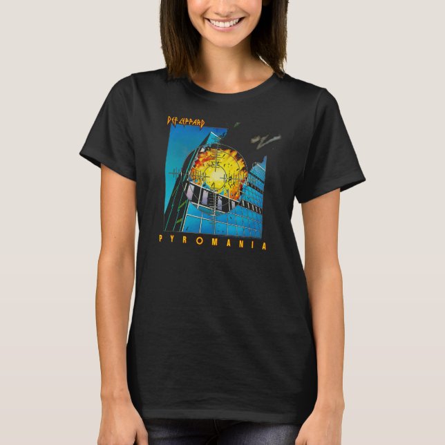 Def Leppard - Pyromania Album T-Shirt (Front)