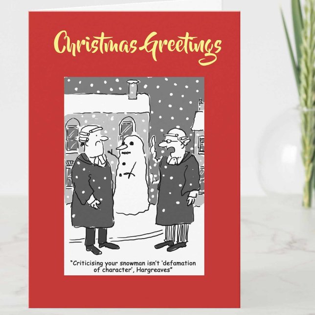 Defamation of Character Lawyers Christmas Card (Creator Uploaded)
