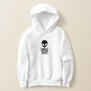 Default Setting Alien (Style 1 White) Hoodie