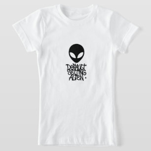 Default Setting Alien (Style 1 White) T-Shirt