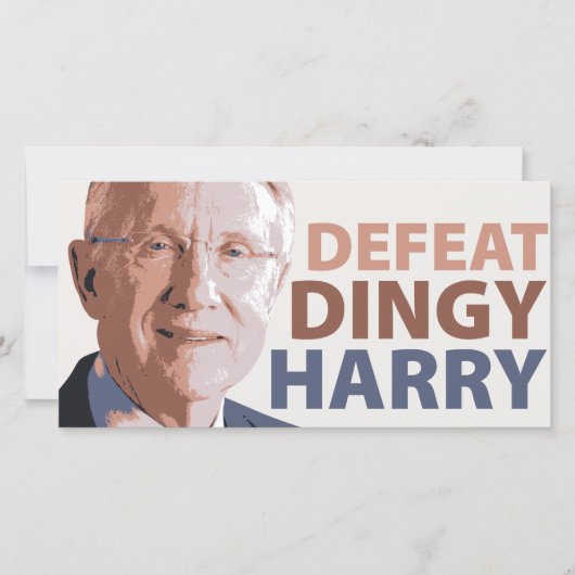 Defeat Dingy Harry Reid (Front)