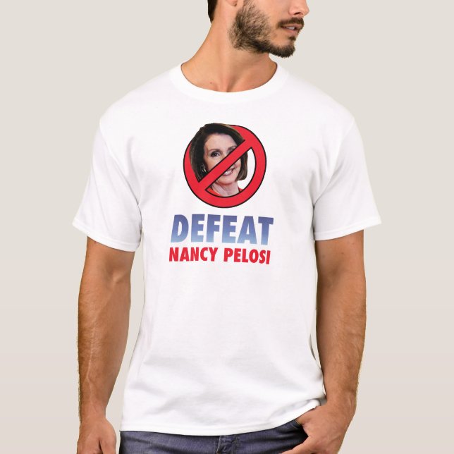 Defeat Nancy Pelosi T-Shirt (Front)
