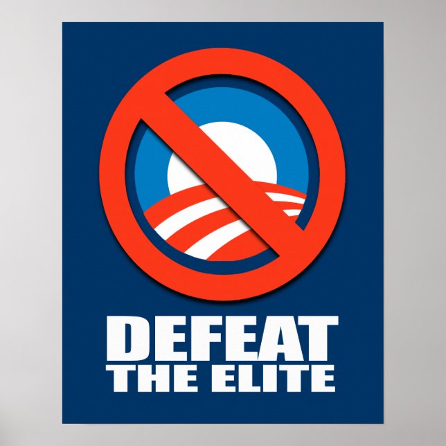 DEFEAT THE ELITE POSTER (Front)