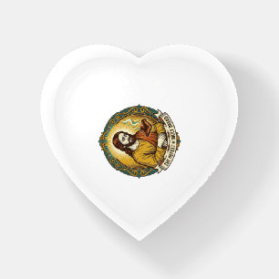 Defeated Jesus Smoking Burnt Toast Breakfast Kitch Paperweight