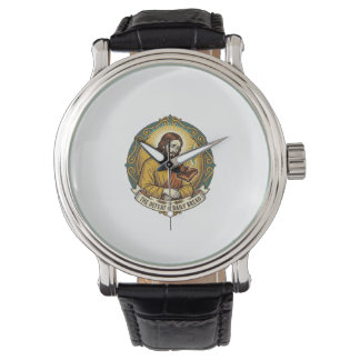 Defeated Jesus Smoking Burnt Toast Breakfast Kitch Watch