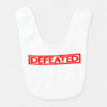 Defeated Stamp Baby Bib