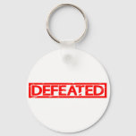 Defeated Stamp Keychain