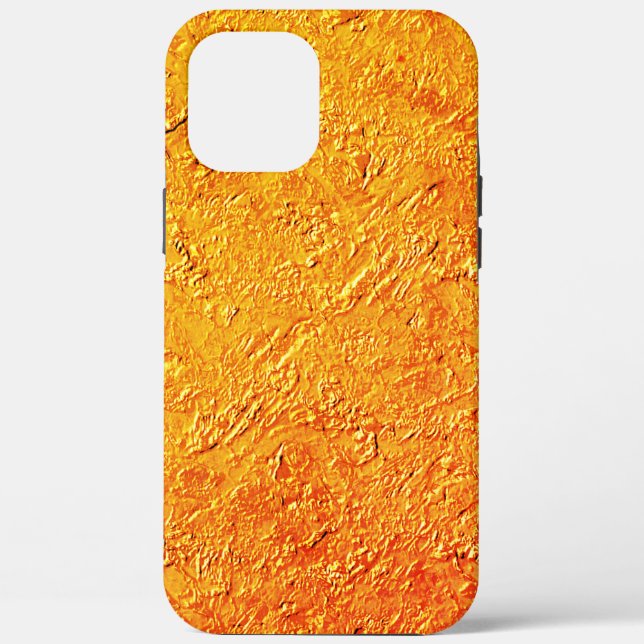 Defective wall with yellow and orange texture Case-Mate iPhone case (Back)