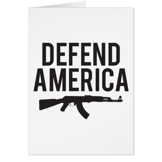 Defend America AK47 Card