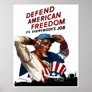Defend American Freedom Poster