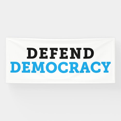 Defend Democracy Banner