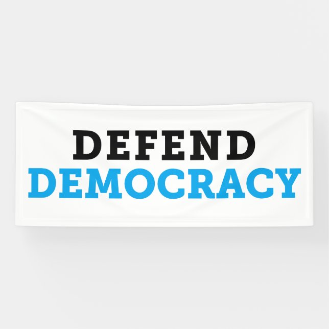 Defend Democracy Banner (Horizontal)