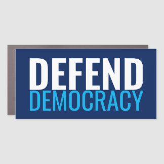 Defend Democracy Car Magnet