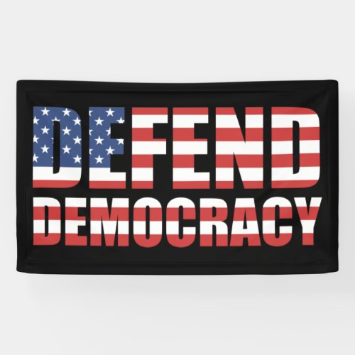 Defend Democracy Pro_Democracy Voting Rights Banner