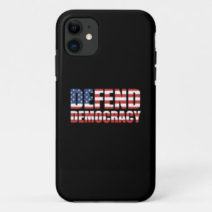Defend Democracy Pro-Democracy Voting Rights iPhone 11 Case