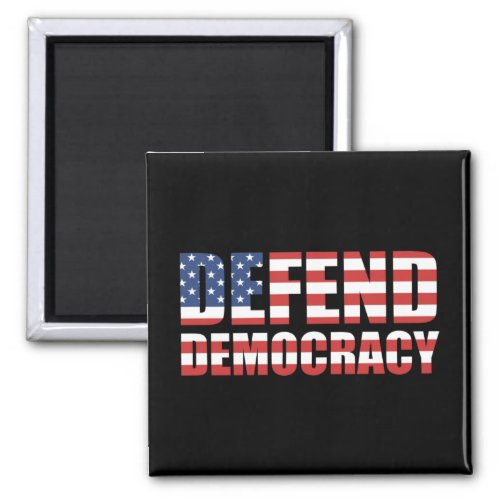 Defend Democracy Pro_Democracy Voting Rights Magnet