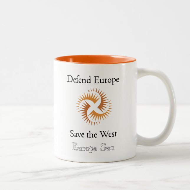 Defend Europe - Save the West Mug (Right)