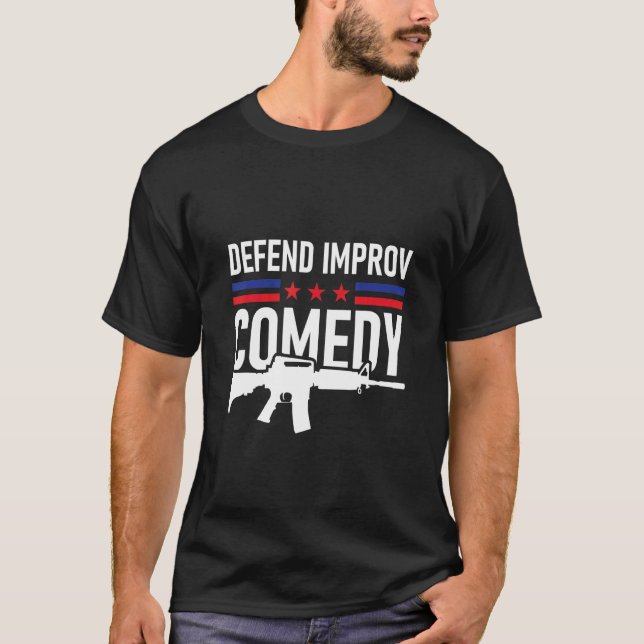 Defend Improv Comedy T-Shirt (Front)