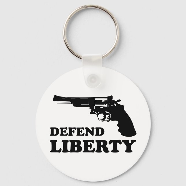 Defend liberty keychain (Front)
