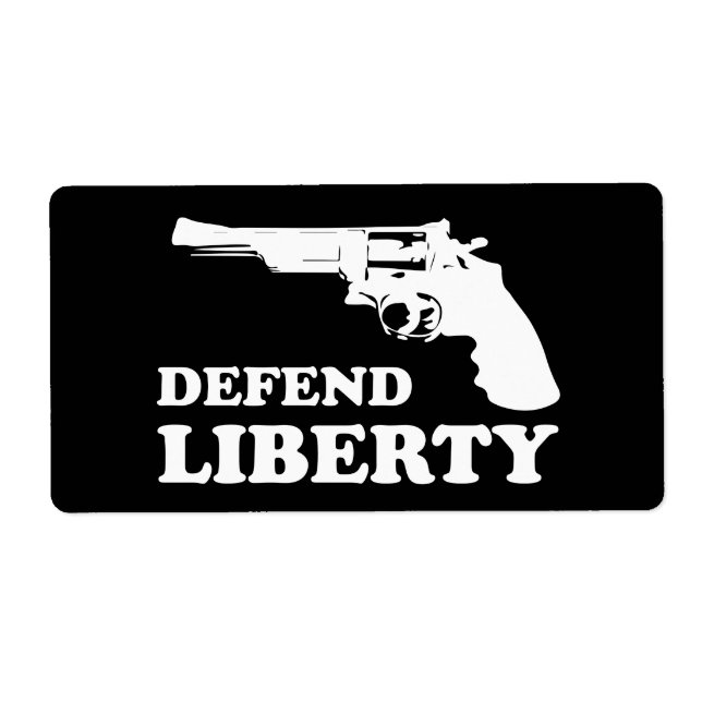 Defend liberty label (Front)