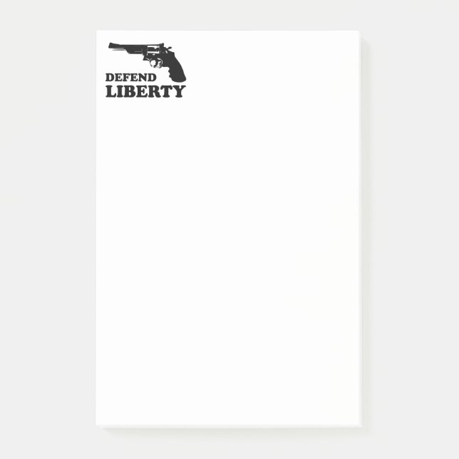 Defend liberty post-it notes (Front)