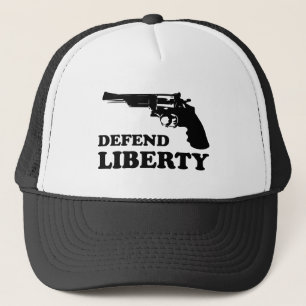 Defend liberty trucker hat