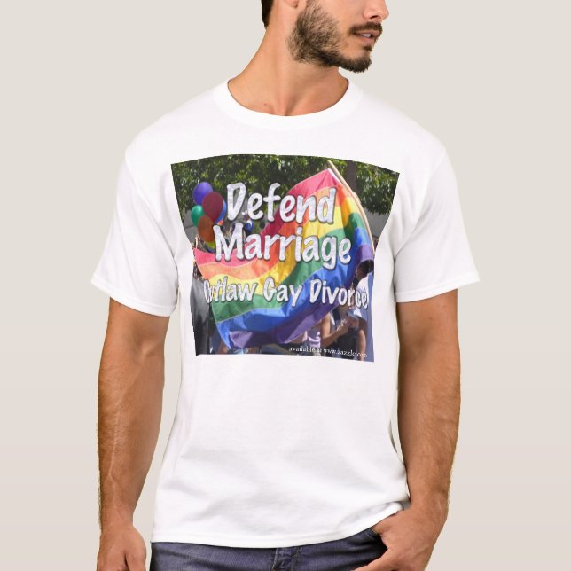 Defend Marriage T-Shirt (Front)