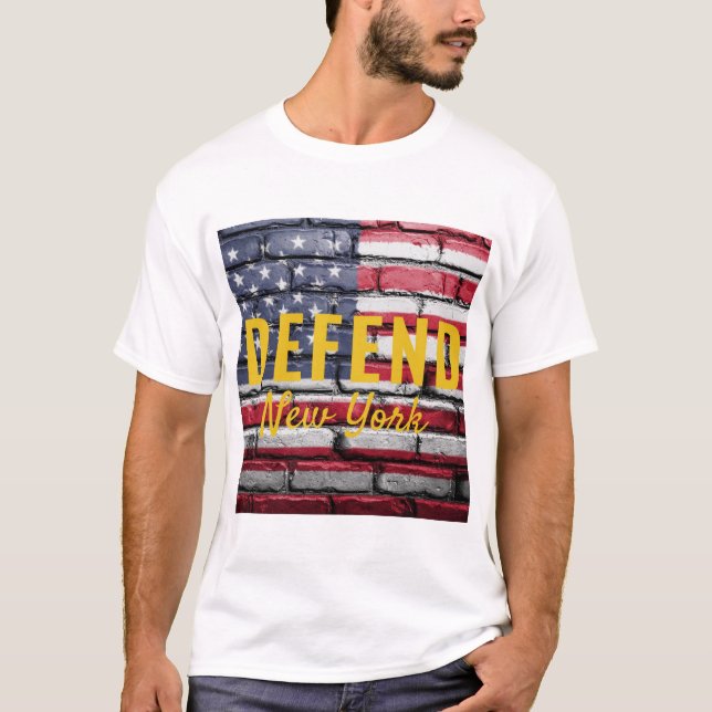 Defend New York City Streetwear Tee | NYC Urban  (Front)