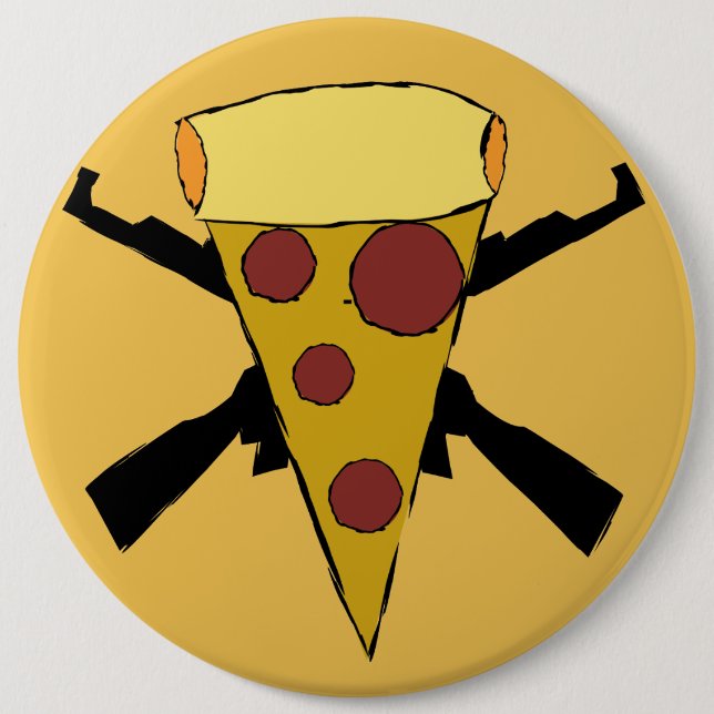 Defend Pop Punk Pizza pin (Front)