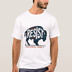 Defend Public Lands Retro  Resist National Parks T-Shirt