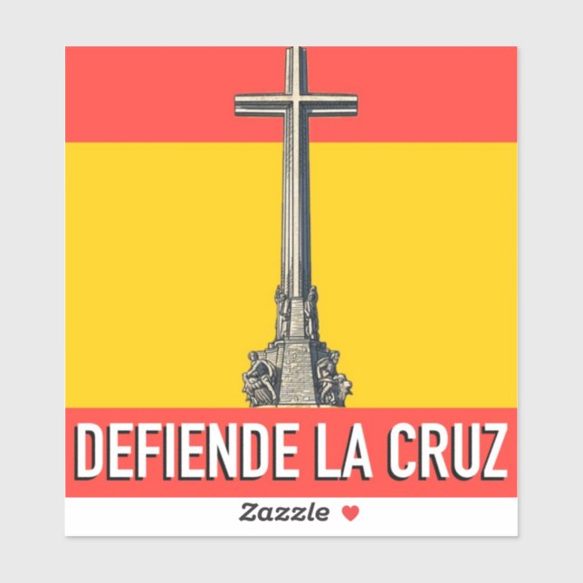 DEFEND THE CROSS STICKER (Sheet)