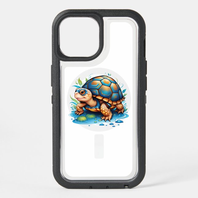 Defend the endangered, let the box turtle thrive otterbox iPhone case (Back)