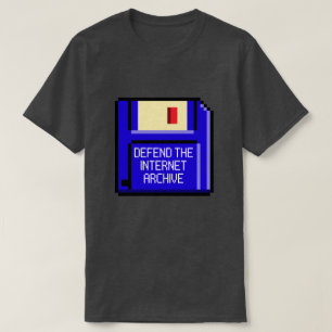 Defend The Internet Archive Floppy Disk T-Shirt